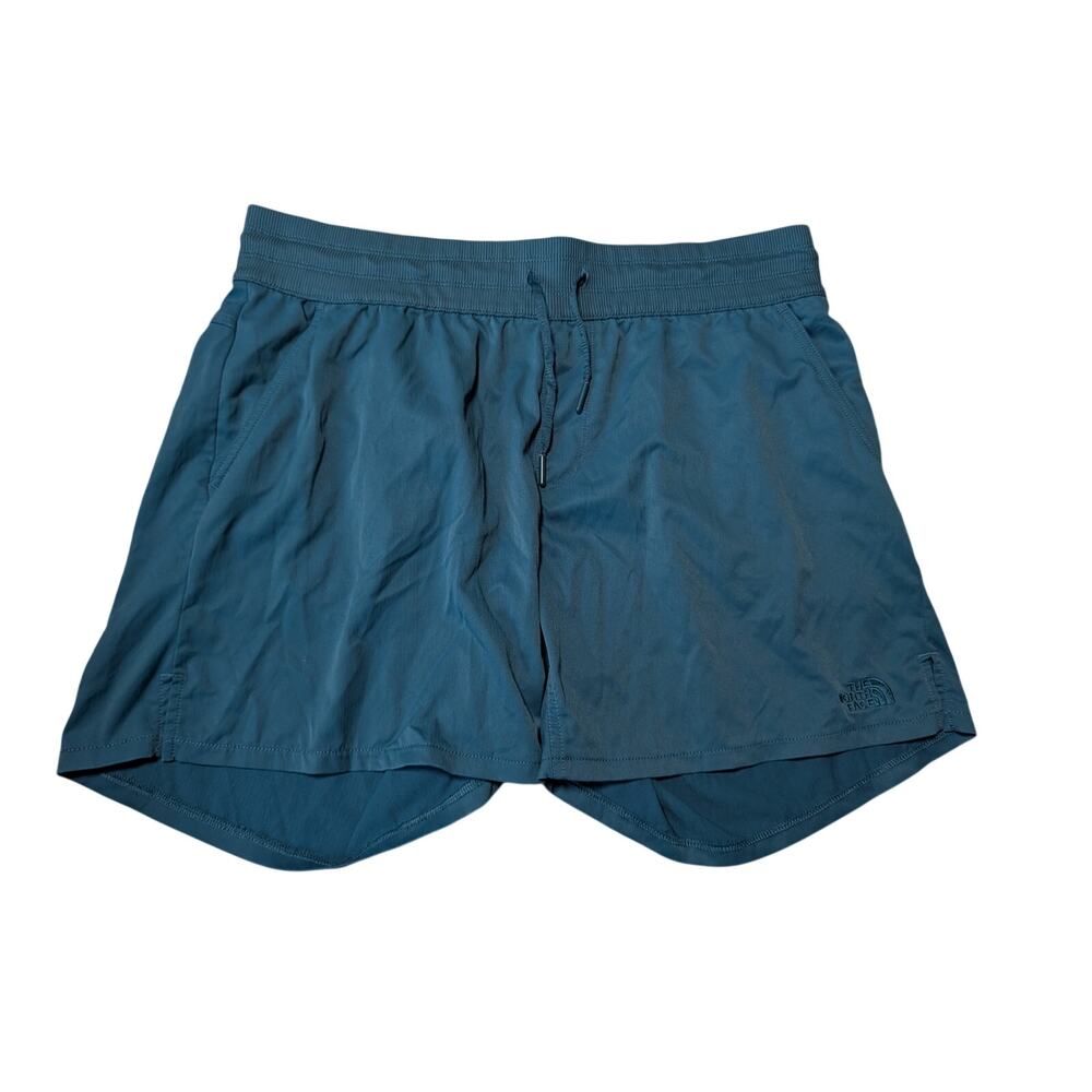 The North Face Women's Aphrodite Shorts Teal Blue Athletic Hiking Size L